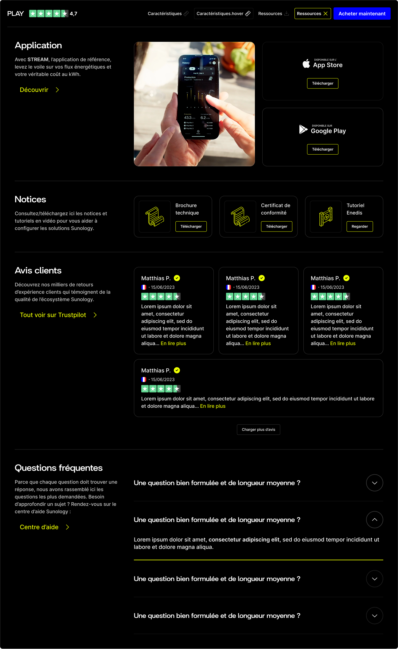 Sticky bar - responsive